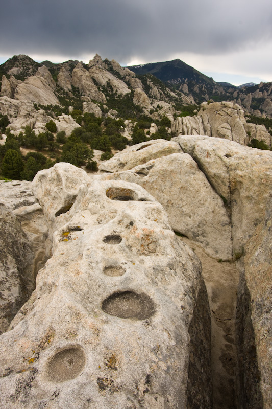 Storm Clouds Above City Of Rocks